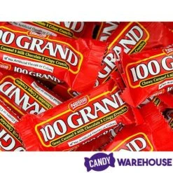 100 Grand Fun Size Candy Bars: 10-Ounce Bag -Best Candy Store 100 grand fun size candy bars 10 ounce bag candy warehouse 3