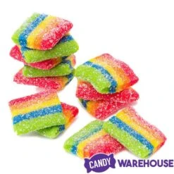 AirHeads Xtremes Bites Mini Sour Candy Belts - Rainbow Berry: 30-Ounce Bag -Best Candy Store airheads xtremes bites mini sour candy belts rainbow berry 30 ounce bag candy warehouse 4