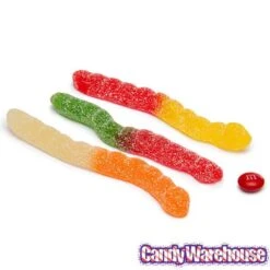 Albanese Assorted Fruit Sour Gummy Worms: 4.5LB Bag -Best Candy Store albanese assorted fruit sour gummy worms 4 5lb bag candy warehouse 3