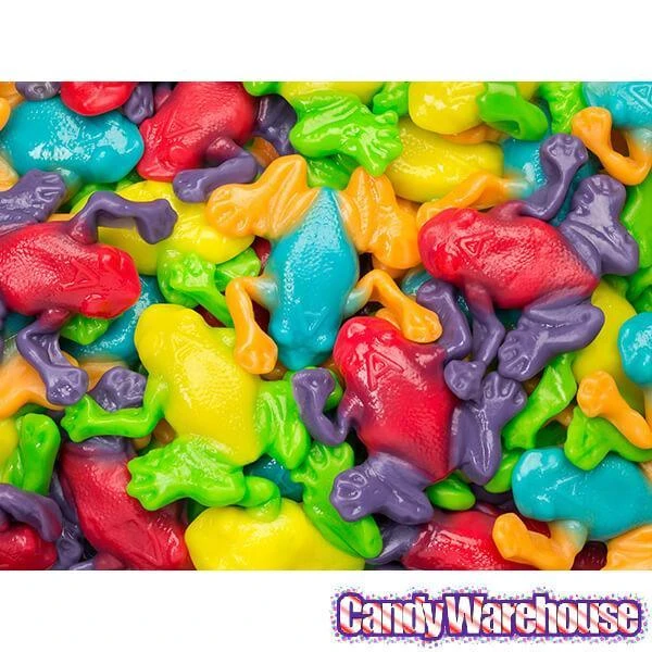 Albanese Gummy Rainforest Frogs: 5LB Bag 2 Albanese Gummy Rainforest Frogs: 5LB Bag - Image 2