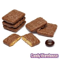 Albanese Milk Chocolate Covered Mini Graham Crackers Candy: 3LB Bag -Best Candy Store albanese milk chocolate covered mini graham crackers candy 3lb bag candy warehouse 4