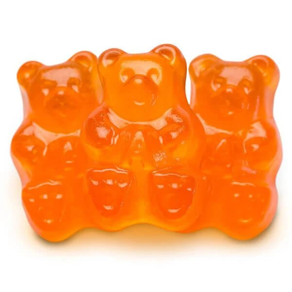 Albanese Orange Gummy Bears: 5LB Bag 1 Albanese Orange Gummy Bears: 5LB Bag
