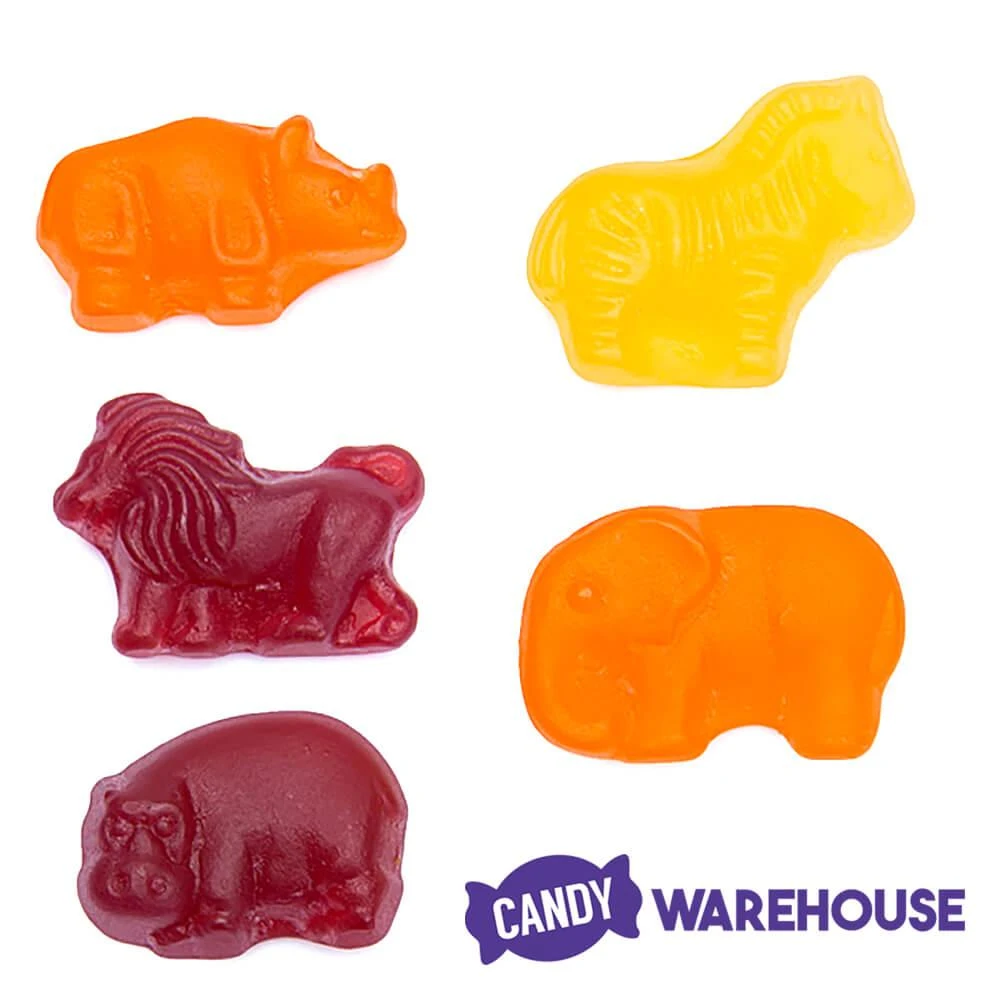 All Natural Zoo Animals Gummy Candy: 2LB Bag 2 All Natural Zoo Animals Gummy Candy: 2LB Bag - Image 2