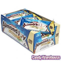 Almond Joy King Size Candy Bars: 18-Piece Box -Best Candy Store almond joy king size candy bars 18 piece box candy warehouse 4