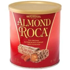 Almond Roca Buttercrunch Toffee Candy: 10-Ounce Tin -Best Candy Store almond roca buttercrunch toffee candy 10 ounce tin candy warehouse 6