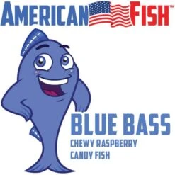 American Fish Chewy Candy - Blue: 5LB Bag -Best Candy Store american fish chewy candy blue 5lb bag candy warehouse 5