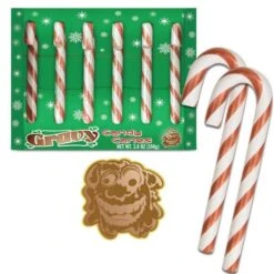 Archie McPhee Gravy Candy Canes: 6-Piece Box 5 Archie McPhee Gravy Candy Canes: 6-Piece Box -Best Candy Store archie mcphee gravy candy canes 6 piece box candy warehouse 3