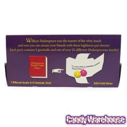 Archie McPhee Shakespearean Insult Gum Packs: 7-Piece Set 6 Archie McPhee Shakespearean Insult Gum Packs: 7-Piece Set -Best Candy Store archie mcphee shakespearean insult gum packs 7 piece set candy warehouse 3 745b93ef eba0 46ab b5dd a5c5a54aae8a