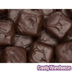 Asher's Chocolate Covered Chocolate Caramels - Dark: 6LB Box -Best Candy Store asher s chocolate covered chocolate caramels dark 6lb box candy warehouse 4