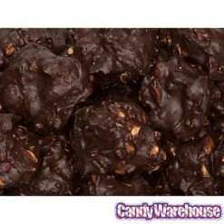 Asher's Dark Chocolate Peanut Clusters Candy: 5LB Box -Best Candy Store asher s dark chocolate peanut clusters candy 5lb box candy warehouse 4