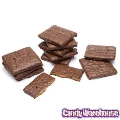 Asher's Milk Chocolate Covered Graham Crackers: 5LB Box -Best Candy Store asher s milk chocolate covered graham crackers 5lb box candy warehouse 6