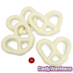 Asher's White Chocolate Covered Pretzels: 6LB Box -Best Candy Store asher s white chocolate covered pretzels 6lb box candy warehouse 6