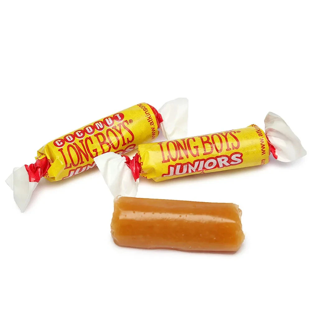 Atkinson Coconut Long Boys Juniors Candy: 160-Piece Tub 1 Atkinson Coconut Long Boys Juniors Candy: 160-Piece Tub