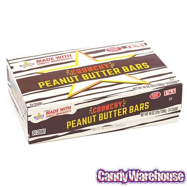 Atkinson Peanut Butter Bar Candy Bars: 24-Piece Box 3 Atkinson Peanut Butter Bar Candy Bars: 24-Piece Box - Image 3