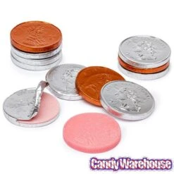Bee International Silver And Copper Foiled Bubble Gum Coins: 100-Piece Bag -Best Candy Store bee international silver and copper foiled bubble gum coins 100 piece bag candy warehouse 4 a66f8f3c ae69 41f4 897b 802fd73613b5