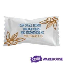 Bible Verse Wrapped Butter Mint Creams: 300-Piece Case -Best Candy Store bible verse wrapped butter mint creams 300 piece case candy warehouse 5 fd36dcc0 f544 4e95 ab22 0277504268a7
