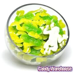 Big Green Gummy Frogs Candy: 5LB Bag -Best Candy Store big green gummy frogs candy 5lb bag candy warehouse 5