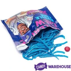 Big League Chew Bubble Gum Packs - Blue Raspberry: 12-Piece Box 7 Big League Chew Bubble Gum Packs - Blue Raspberry: 12-Piece Box -Best Candy Store big league chew bubble gum packs blue raspberry 12 piece box candy warehouse 3