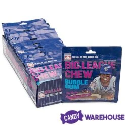 Big League Chew Bubble Gum Packs - Blue Raspberry: 12-Piece Box 8 Big League Chew Bubble Gum Packs - Blue Raspberry: 12-Piece Box -Best Candy Store big league chew bubble gum packs blue raspberry 12 piece box candy warehouse 4