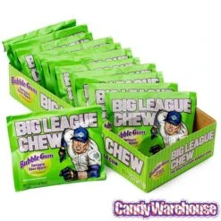 Big League Chew Bubble Gum Packs - Sour Apple: 12-Piece Box 7 Big League Chew Bubble Gum Packs - Sour Apple: 12-Piece Box -Best Candy Store big league chew bubble gum packs sour apple 12 piece box candy warehouse 4 c51648a2 4162 4b86 b293 1540e09fc74d