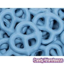 Blueberry Yogurt Covered Mini Pretzels: 9-Ounce Tub -Best Candy Store blueberry yogurt covered mini pretzels 9 ounce tub candy warehouse 3