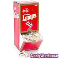 Bobs Sweet Stripes Cherry Lumps Hard Candy: 100-Piece Box -Best Candy Store bobs sweet stripes cherry lumps hard candy 100 piece box candy warehouse 3 d09025a7 9a71 45d7 a44d ce6925f5cd8b