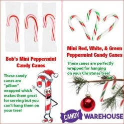 Bobs Sweet Stripes Mini Peppermint Candy Canes - Bulk: 1040-Piece Case 6 Bobs Sweet Stripes Mini Peppermint Candy Canes - Bulk: 1040-Piece Case -Best Candy Store bobs sweet stripes mini peppermint candy canes bulk 1040 piece case candy warehouse 3