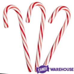 Bobs Sweet Stripes Traditional Red & White Peppermint Candy Canes: 96-Piece Pail -Best Candy Store bobs sweet stripes traditional red and white peppermint candy canes 96 piece pail candy warehouse 4
