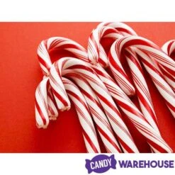 Bobs Sweet Stripes Traditional Red & White Peppermint Candy Canes: 96-Piece Pail -Best Candy Store bobs sweet stripes traditional red and white peppermint candy canes 96 piece pail candy warehouse 5