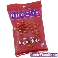 Brach's Cinnamon Imperials: 9-Ounce Bag -Best Candy Store brach s cinnamon imperials 9 ounce bag candy warehouse 3