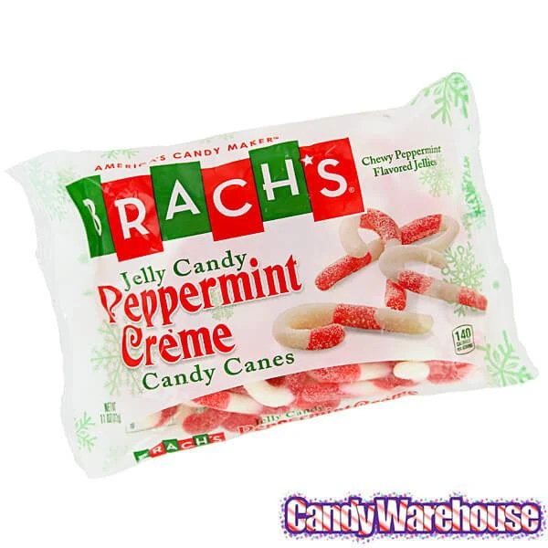 Brach's Peppermint Creme Jelly Candy Canes: 40-Piece Bag 4 Brach's Peppermint Creme Jelly Candy Canes: 40-Piece Bag - Image 4