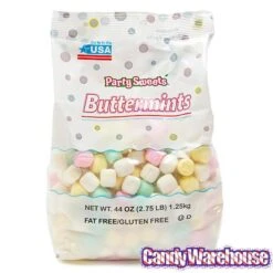 Butter Mint Creams - Assorted Pastels: 2.75LB Bag -Best Candy Store butter mint creams assorted pastels 2 75lb bag candy warehouse 4 63dbdbc8 0ef8 42b7 b4b5 bc2b7f285d71