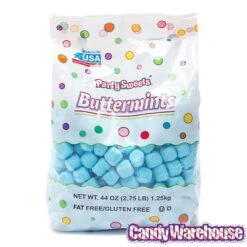 Butter Mints Creams - Blue: 2.75LB Bag -Best Candy Store butter mints creams blue 2 75lb bag candy warehouse 3