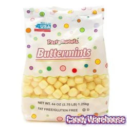 Butter Mints Creams - Yellow: 2.75LB Bag 5 Butter Mints Creams - Yellow: 2.75LB Bag -Best Candy Store butter mints creams yellow 2 75lb bag candy warehouse 3