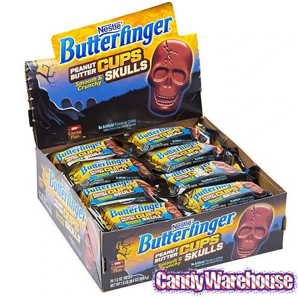 Butterfinger Peanut Butter Cups Skulls: 10.8-Ounce Bag 4 Butterfinger Peanut Butter Cups Skulls: 10.8-Ounce Bag - Image 4