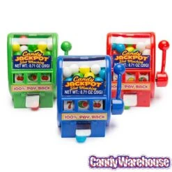 Candy Jackpot Slot Machine Dispensers: 12-Piece Display -Best Candy Store candy jackpot slot machine dispensers 12 piece display candy warehouse 3 e4071b8c 27a1 4662 a467 9df7474a1a4e
