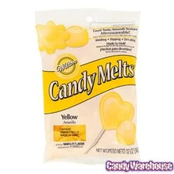 Wilton Candy Melts - Yellow: 12-Ounce Bag -Best Candy Store candy melts yellow 12 ounce bag candy warehouse 4
