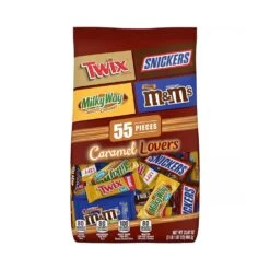 Caramel Lovers M&M-Mars Fun Size Candy Bars Assortment: 55-Piece Bag -Best Candy Store caramel lovers mandm mars fun size candy bars assortment 55 piece bag candy warehouse 7