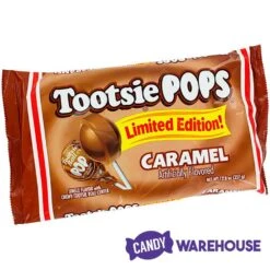 Caramel Tootsie Pops: 20-Piece Bag -Best Candy Store caramel tootsie pops 20 piece bag candy warehouse 3 37c7fa35 ce4e 440c 9421 491a3e333d8a