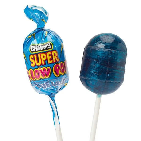 Charms Super Blow Pops - Blue Razz: 72-Piece Set 1 Charms Super Blow Pops - Blue Razz: 72-Piece Set