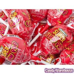 Charms Super Blow Pops - Cherry: 72-Piece Set -Best Candy Store charms super blow pops cherry 72 piece set candy warehouse 3
