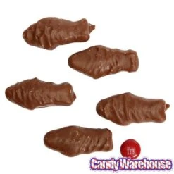 Chocolate Covered Red Gummy Fish: 5LB Bag -Best Candy Store chocolate covered red gummy fish 5lb bag candy warehouse 4