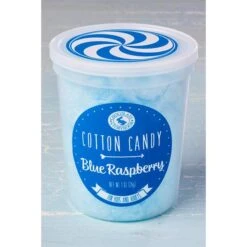 Chocolate Storybook Cotton Candy - Blue Raspberry: 1-Ounce Tub -Best Candy Store chocolate storybook cotton candy blue raspberry 1 ounce tub candy warehouse 3