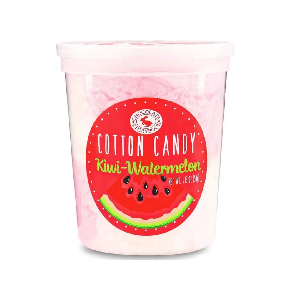 Chocolate Storybook Cotton Candy - Kiwi Watermelon: 1-Ounce Tub 1 Chocolate Storybook Cotton Candy - Kiwi Watermelon: 1-Ounce Tub