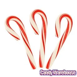 Christmas Peppermint Mini Candy Canes: 240-Piece Box 6 Christmas Peppermint Mini Candy Canes: 240-Piece Box -Best Candy Store christmas peppermint mini candy canes 240 piece box candy warehouse 3