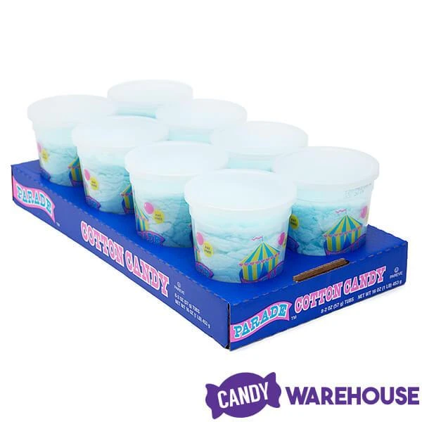 Cotton Candy 2-Ounce Tubs - Blue: 8-Piece Case 2 Cotton Candy 2-Ounce Tubs - Blue: 8-Piece Case - Image 2