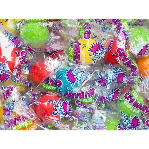 Cry Baby Extra Sour Gumballs: 240-Piece Tub 1 Cry Baby Extra Sour Gumballs: 240-Piece Tub