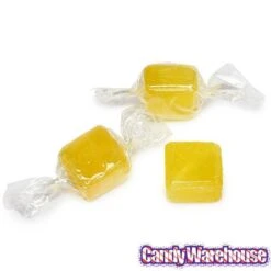 Cubes Hard Candy - Lemon: 3LB Bag -Best Candy Store cubes hard candy lemon 3lb bag candy warehouse 3