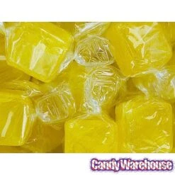 Cubes Hard Candy - Lemon: 3LB Bag -Best Candy Store cubes hard candy lemon 3lb bag candy warehouse 4