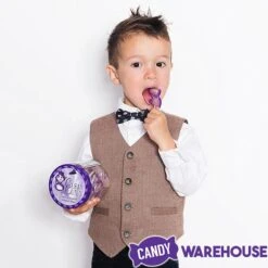 CurlyCutes Petite Crystal Ribbon Pops - Purple Grape: 20-Piece Jar 10 CurlyCutes Petite Crystal Ribbon Pops - Purple Grape: 20-Piece Jar -Best Candy Store curlycutes petite crystal ribbon pops purple grape 20 piece jar candy warehouse 4